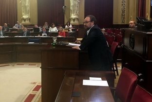 Damià Borràs Ple parlament 11-10-16