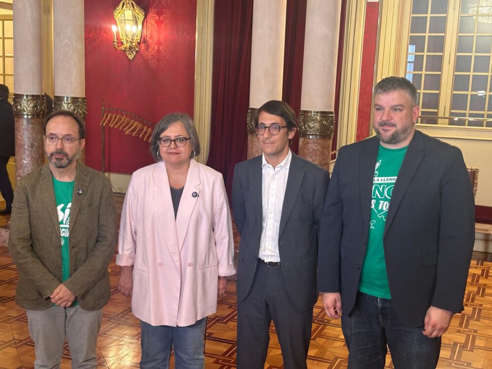 JOse Castells, Cristina Gómez, Iago Negueruela i Lluís Apesteguía