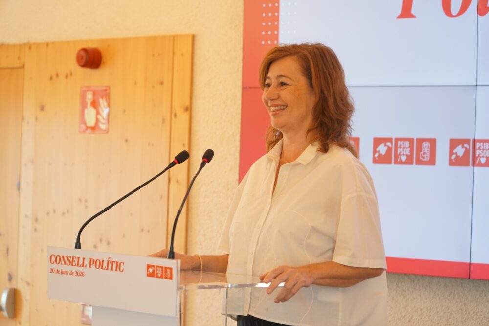 Francina Armengol, secretària general del PSIB-PSOE i presidenta del Congrés dels Diputats