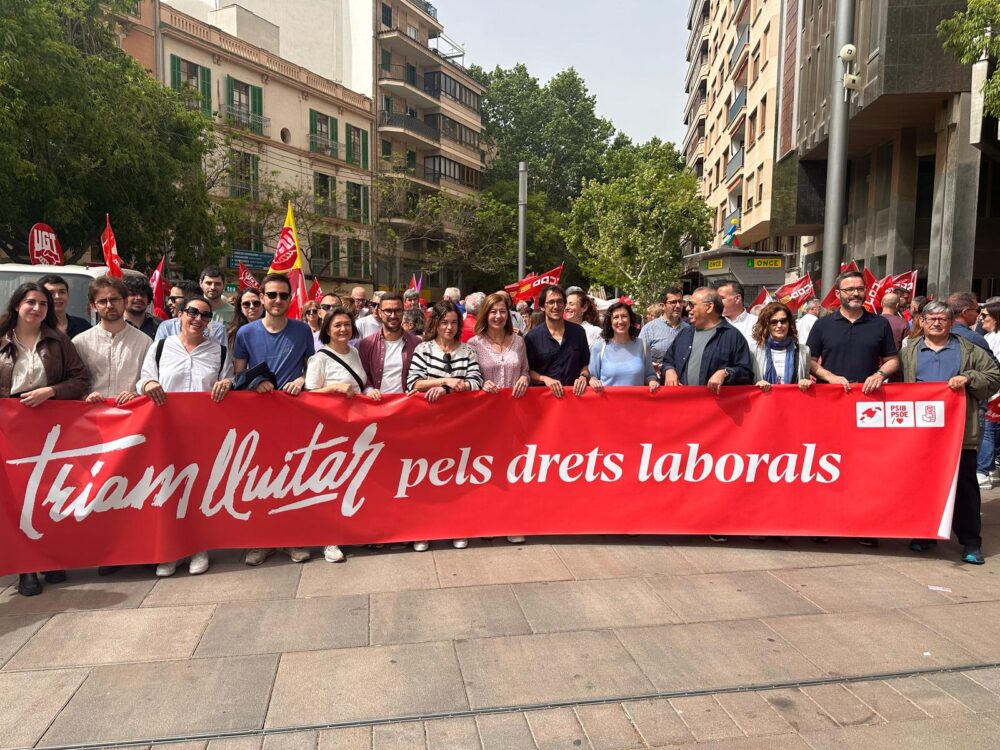 Foto grup PSIB-PSOE 1 de Maig